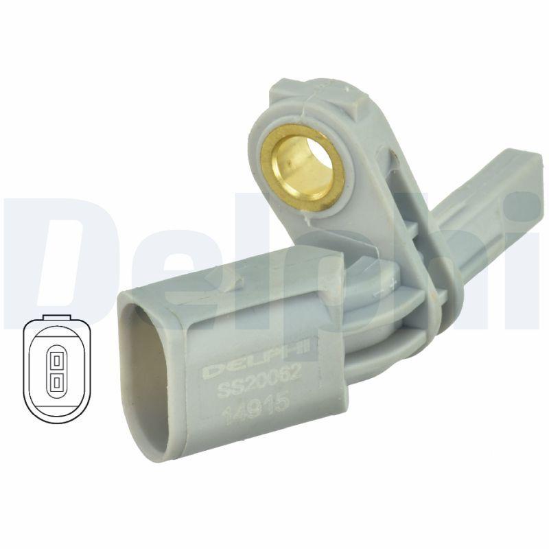 Delphi SS20062 ABS Speed Sensor Left Rear Caddy Golf VII Passat Tiguan A3 Octavia Leon Superb — Vehicle Sensors & Switches