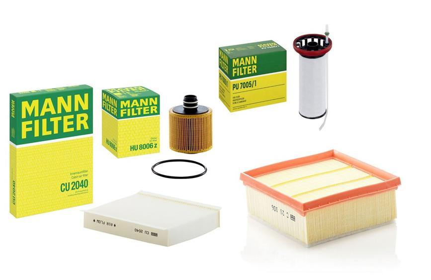 Mann Fiat Doblo 2012- 1.6 Diesel Scheduled Service Filter Set — Maintenance & Service Kits
