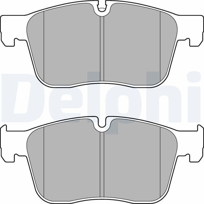 Delphi LP3187 Brake Pad Front Velar 17> F-Pace 16> Xe Range 15-Xf 16- — Brake Pads