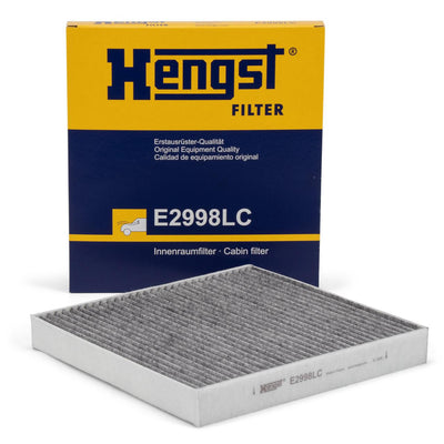 Hengst E2998LC Cabin Air Filter Golf7-A3-Leon-Octavia-Passat Bm 13 — Air & Cabin Filters