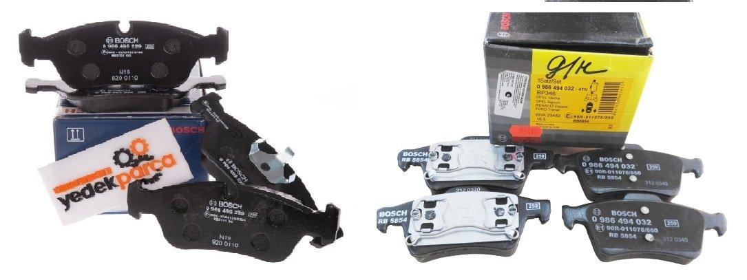 Bosch Ford Connect 2009-2013 Front ve Rear Brake Pad Set — Brake Pads