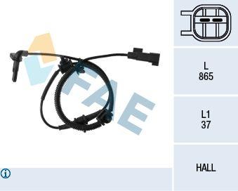 FAE 78111 ABS Sensor Front Opel Astra J/Zafira C/Cruze 09- — Brake Sensors & ABS