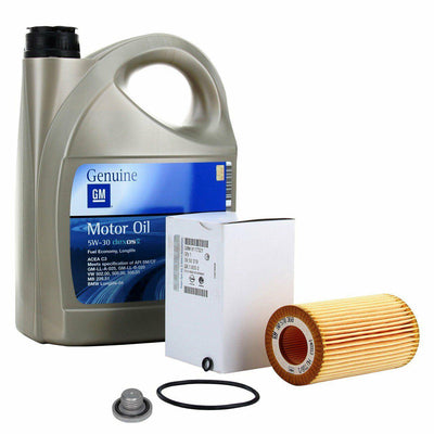 Opel Vectra B Diesel Engine Oil 5W-30 - 5 Liters & Oil Filter — Fluids & Chemicals