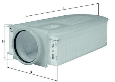 Mahle LX1686-1 Air Filter W204/W207/W211/W212/X204 OM651 08-16 — Air & Cabin Filters