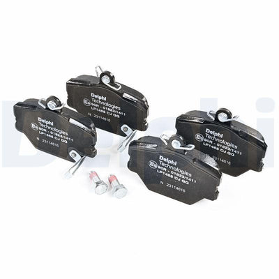Delphi LP1465 Brake Pad Front Fortwo Cabrio City-Coupe Crossblade Roadstar 00-07 0.6 0.7 0.8 CDI 1.0 1.0 Turbo — Brake Pads