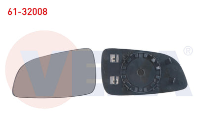 Veka 61-32008 Mirror Glass Left Heated Aspheric Opel Astra H 2005-2010 — Mirrors