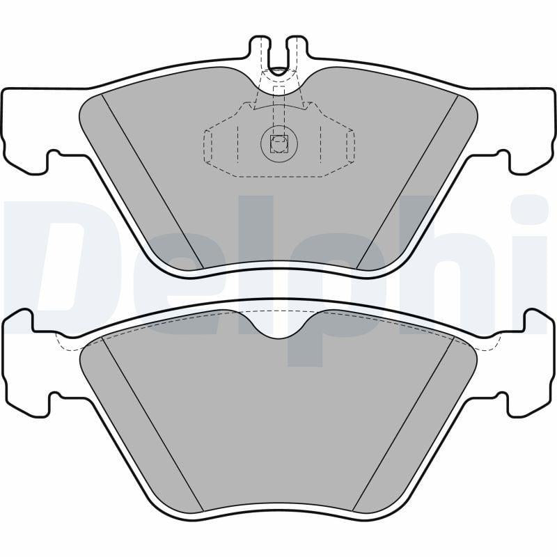 Delphi LP1589 Brake Pads - Front for Mercedes W211 02-09 CLK