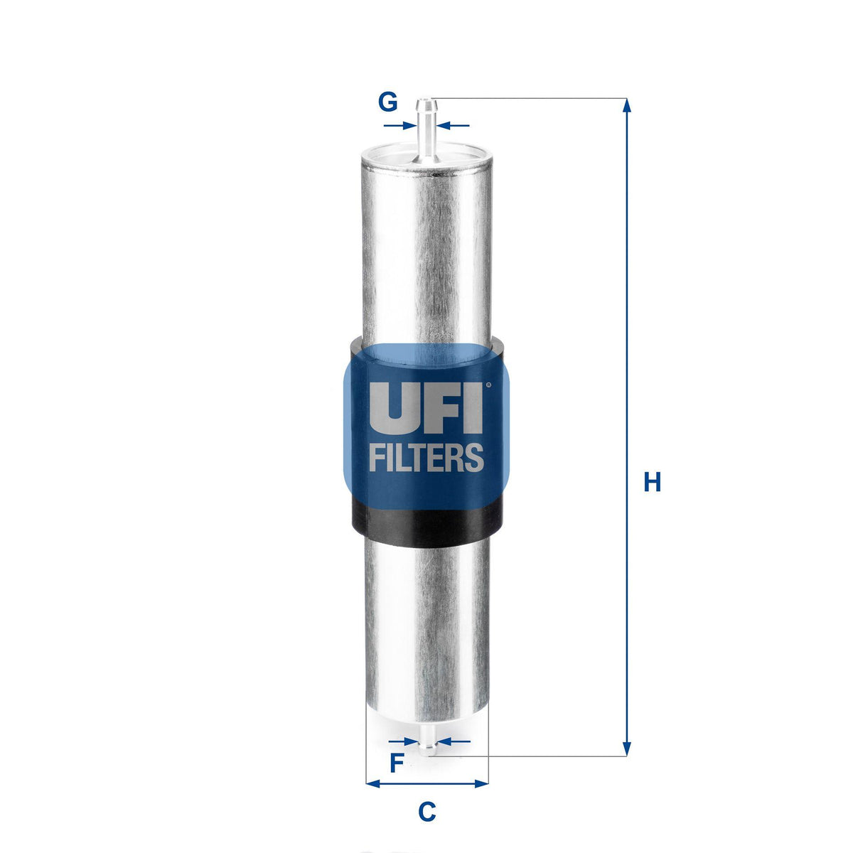 Ufi 31.569.00 Fuel Filter BMW E36 E46 E39 E38 E31 — Fuel Delivery