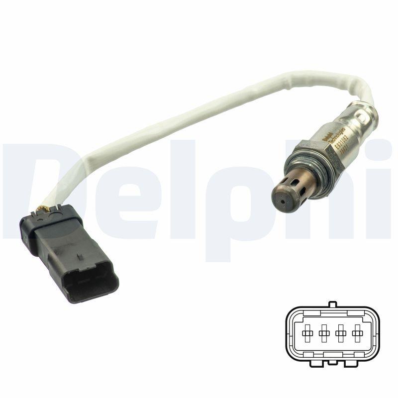 Delphi ES21062-12B1 Oxygen Sensor Citroën/DS/Peugeot 03/2012> 2008-208-3008-308-II-5008-Partner