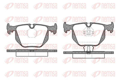 REMSA 0381.00 Brake Pad — Brake Pads