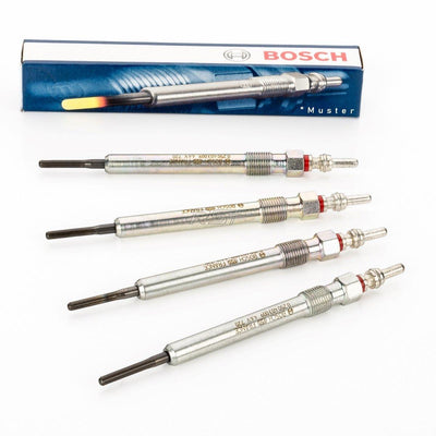 Bosch 0250202130 Ford Transit 2001-2007 Heating Spark Plug Set (4 Pieces) Bochs Brand Set — Coils & Plugs