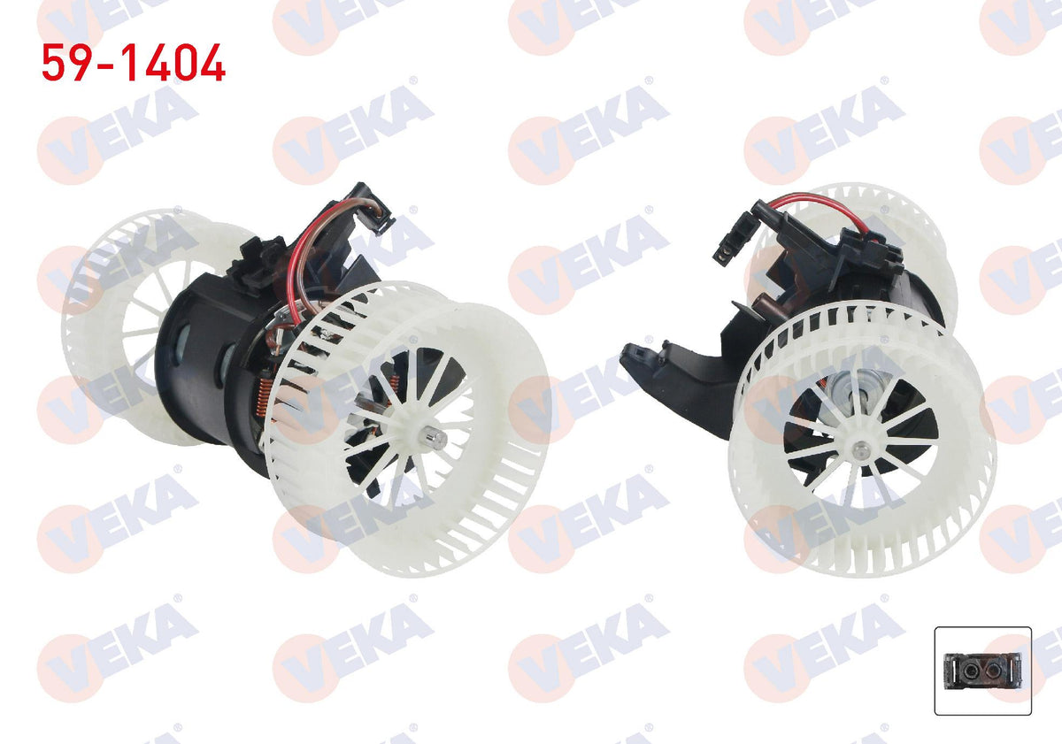 Veka 59-1404 Heater Motor BMW 5 Series (E60) 2003-2010 — Heater & Blower