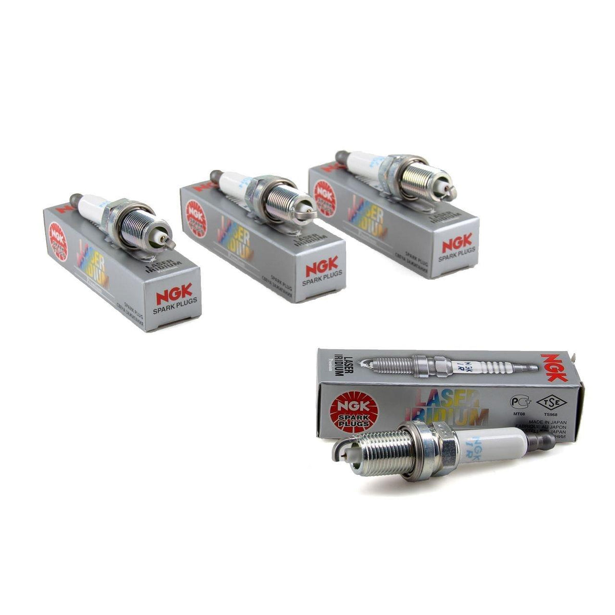 NGK Laser Platinum Spark Plug Set for BMW E46 (2002-2006) — Coils & Plugs