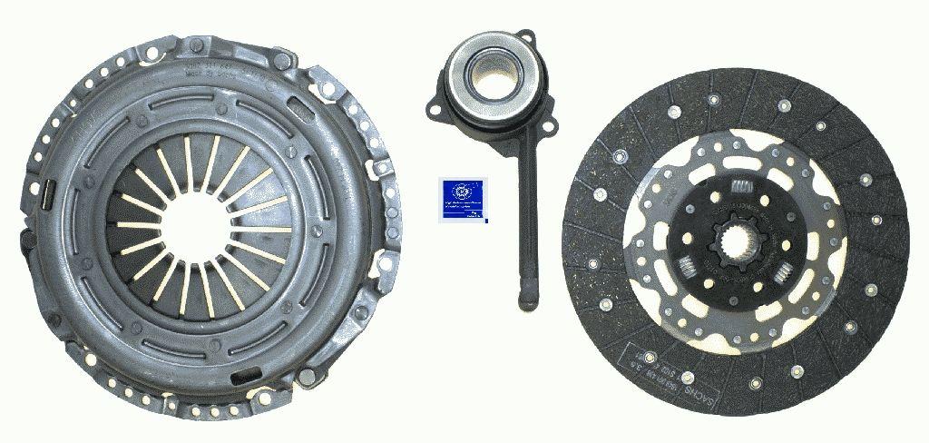 Sachs 3000990232 Clutch Kit with Ball Bearing VW Bora Golf IV 98-05 Audi A3 Skoda Octavia Seat Leon — Clutch & Flywheel
