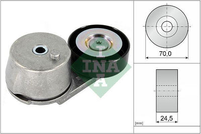 INA 534070410 V-Belt Tensioner Bearing Complete Opel Astra K/Insignia B-Corsa E-Mokka 14- — Pulleys & Tensioners