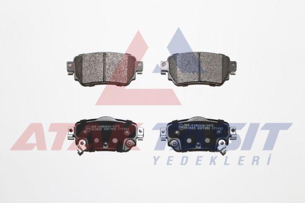 AP 05P1992 Brake Pad Rear with Wear Indicator Nissan Qashqai 1.5 dCi 2014-/ Qashqai 1.2 2014-/ Qashqai 1.6 dCi 2 — Brake Pads