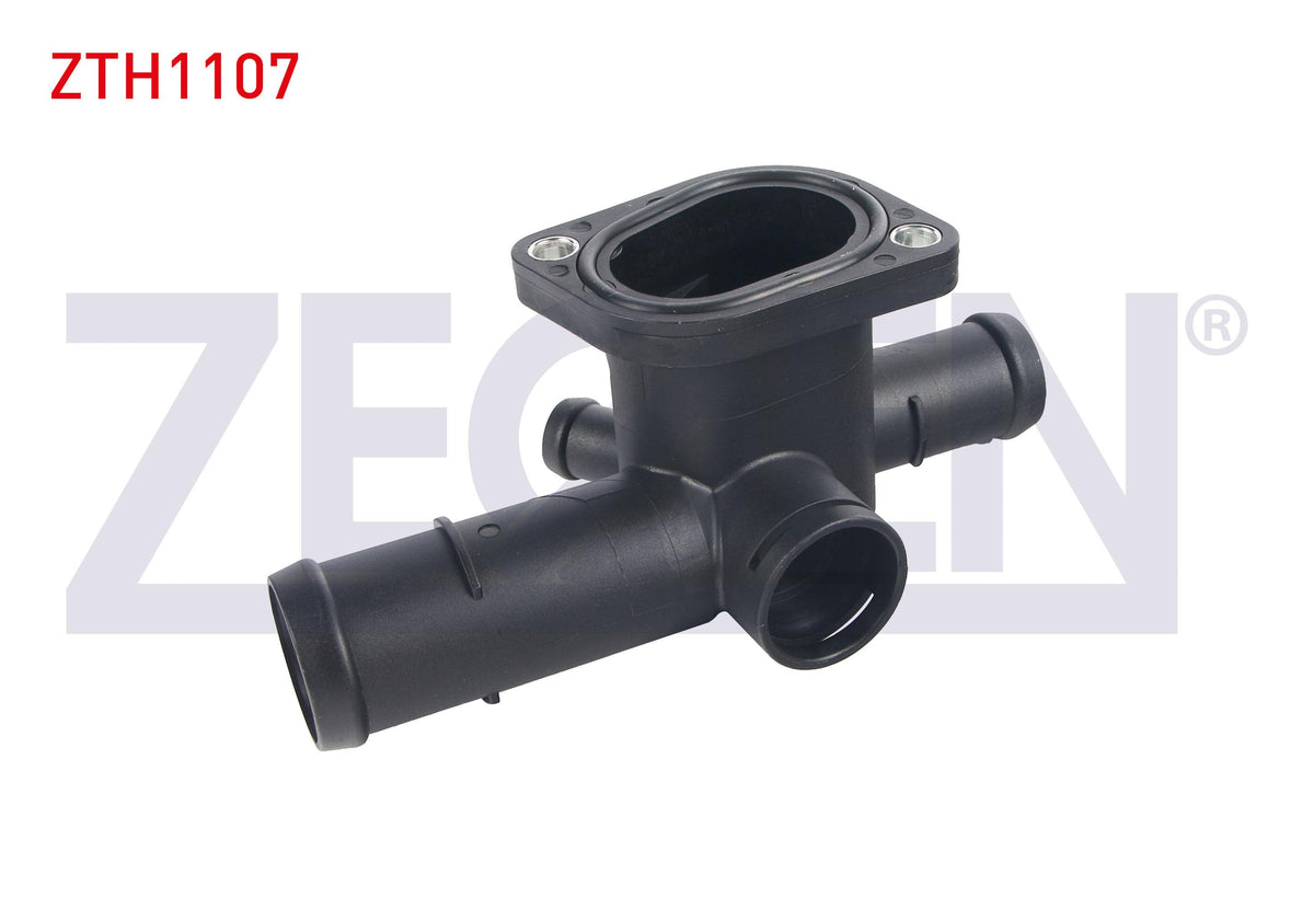 Zegen ZTH1107 Thermostat Flange Plastic Audi A3 1.6 A-T 2003-2013 / Octavia 1.6i A-T 2004-2012 / Go — Water Pump & Thermostat
