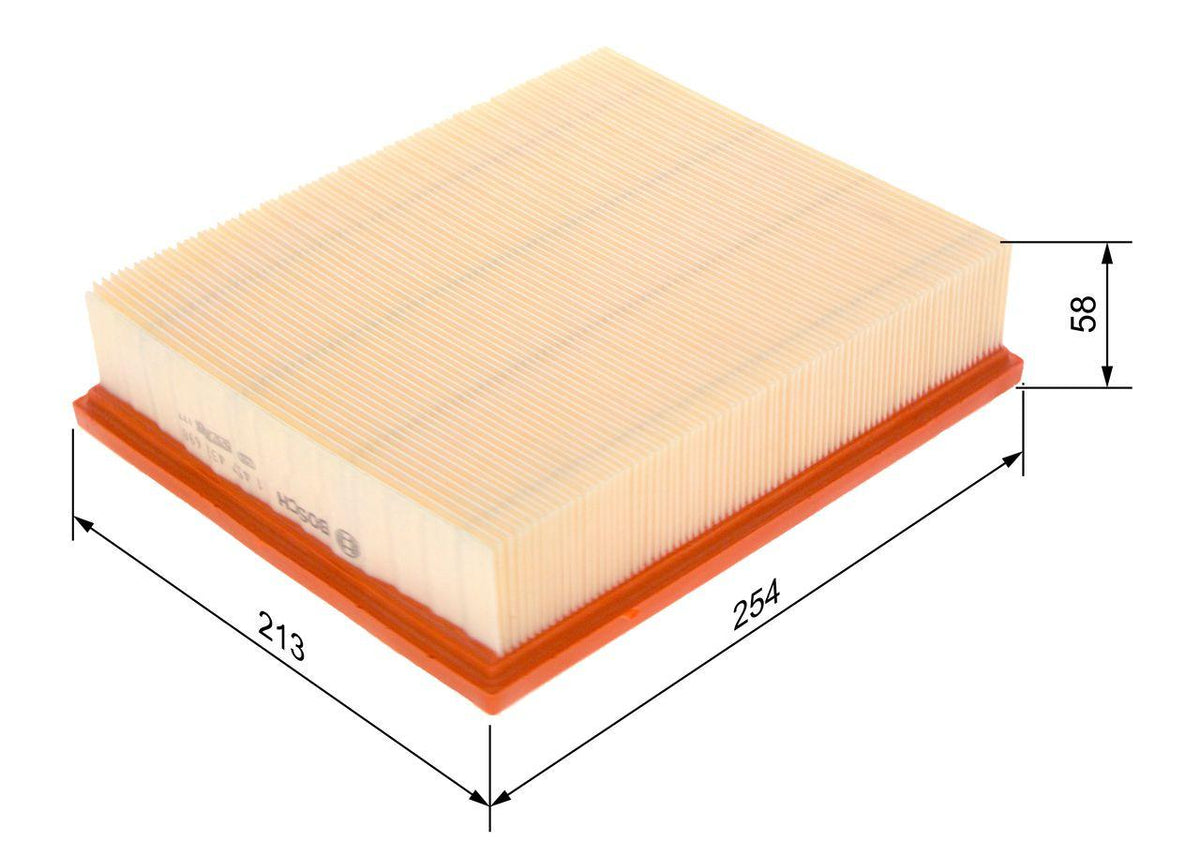 Bosch 1457433698 Air Filter BMW E34 E39 E32 E38 E53 / VW Passat / Audi A4 A6 / Skoda Superb — Air & Cabin Filters