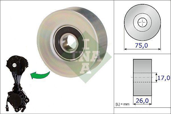 INA 532067610 Tensioner Pulley N-13 F-20 / 30 R-55 / 56 / 57 / 58 / 59 / 60 Single — Pulleys & Tensioners