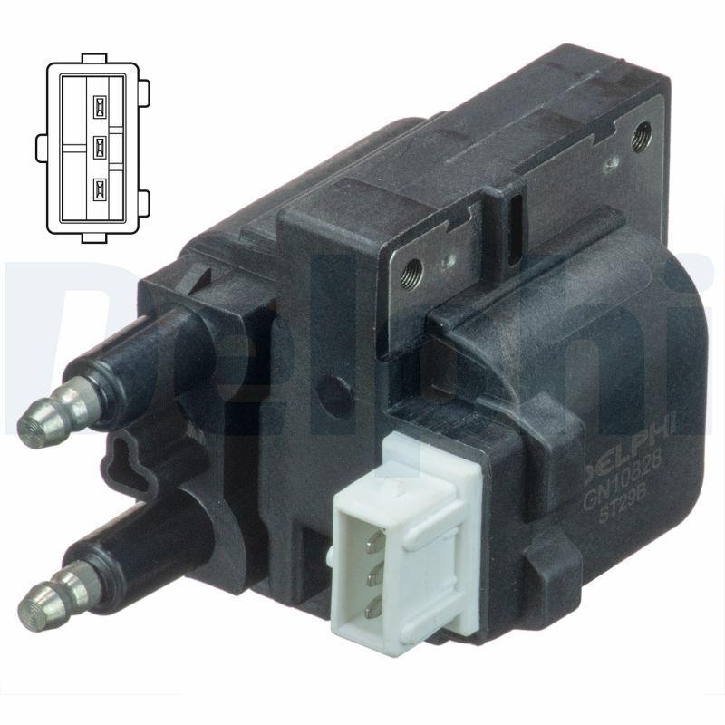 Delphi GN10828-12B1 Ignition Coil - Compatible with Renault Laguna 2.0 16V (1995-2001) — Coils & Plugs