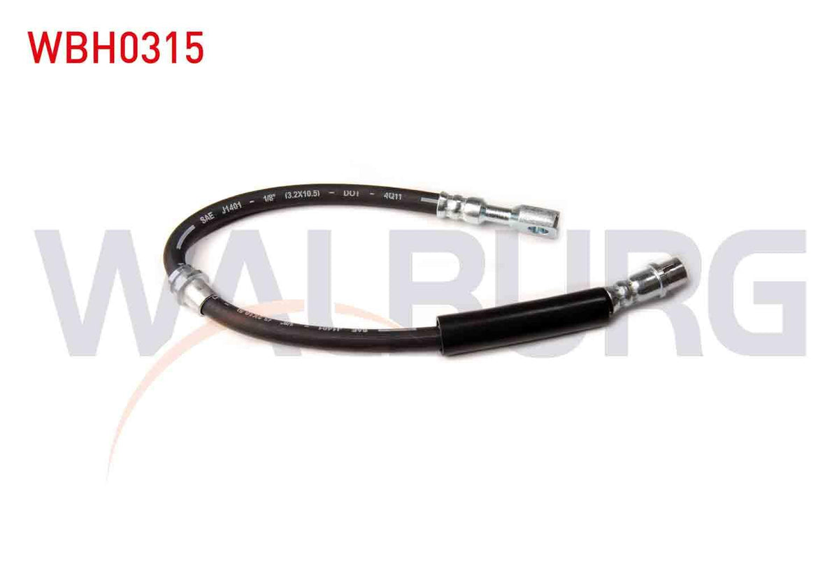 WALBURG WBH0315 Brake Hose Front Left-Right 400mm Opel Astra H 2004-2010 / Opel Meriva B 2010-/ Opel Zafir — Brake Hydraulics