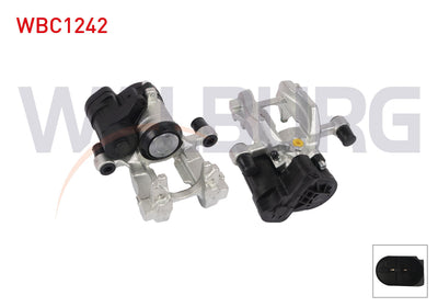 WALBURG WBC1242 Brake Caliper Electronic Left Rear Piston 42mm Disc 310mm Skoda Superb III 2015-/ Tiguan 2016-/ Passat 2014 - 1 Piece
