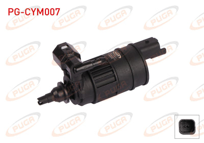 PUGA PG-CYM007 Cam Su Washer Nozzle Motor Pair Outlet Renault Kangoo / Laguna / Clio / Megane — Washer System