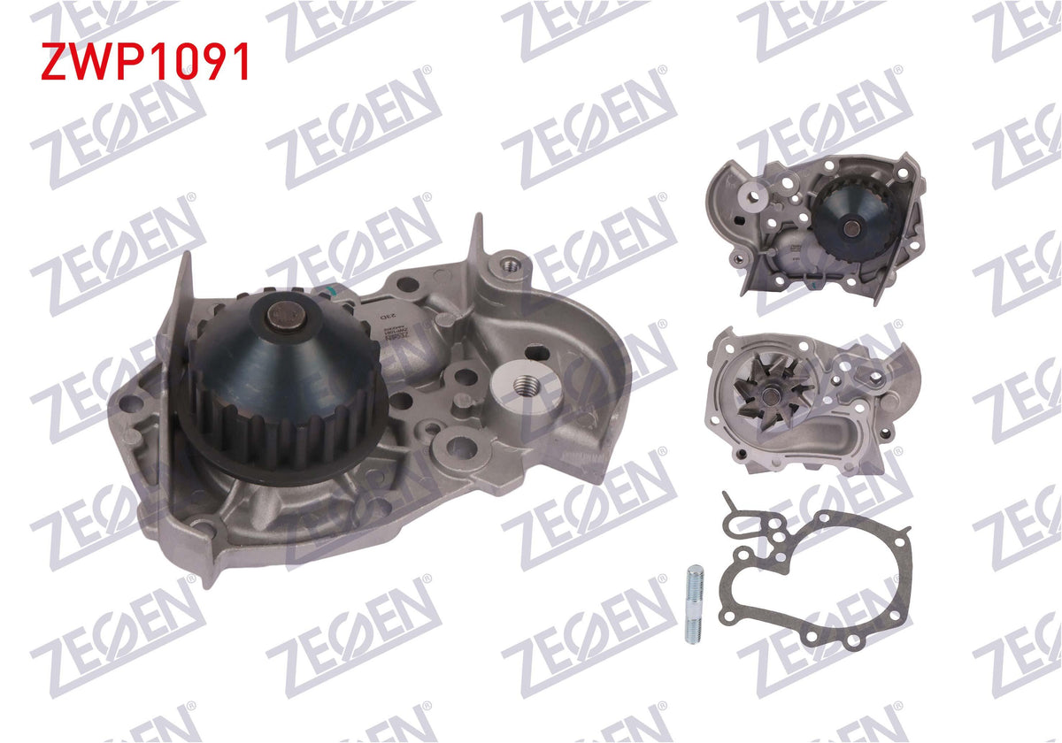 Zegen ZWP1091 Water Pump Renault R19 1.4 (E7j742) 1988-2001 / Clio I 1.2 1990-1998 / Clio I 1.4 1990-1998 / Express 1.4 1985-1998