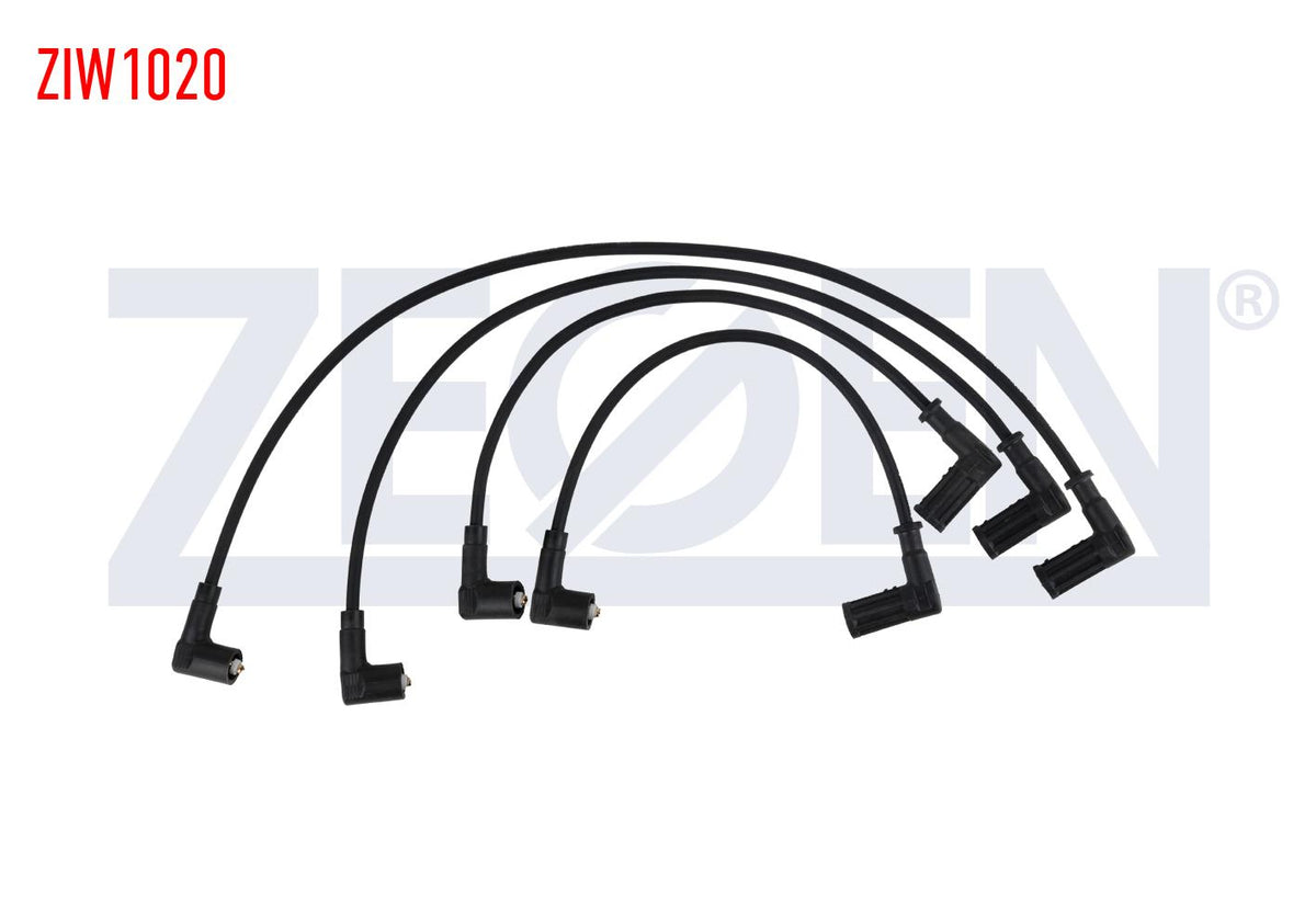 Zegen ZIW1020 Spark Plug Wire Set Fiat Tempra 1.6i 8V (159B9000) 1992-1999 / Tipo 1.6i 8V (159B9000) 1990-2000 | 1 Piece
