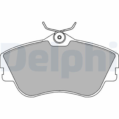 Delphi LP918 Brake Pad Front (129mm) T4 95-Kablosuz — Brake Pads