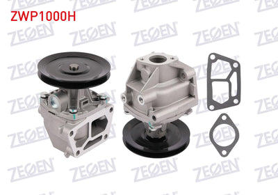 Zegen ZWP1000H Water Pump with Housing Fiat Dogan SLX 1.6 1993-2002 / Sahin 1.4-1.6 1993-2002 / Tem — Water Pump & Thermostat