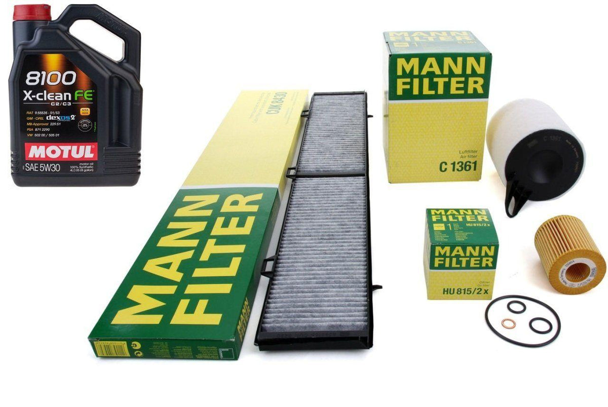 Mann BMW E87 116i Maintenance Filter Set - Complete Kit — Maintenance & Service Kits