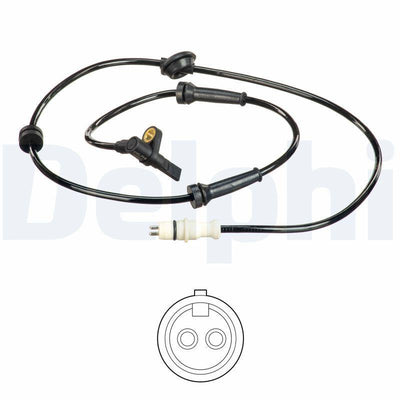 Delphi SS20577 ABS Sensor - Right Front for Palio 1.2 & Albea 1.2 / 1.4 / 1.3D Multijet — Brake Sensors & ABS