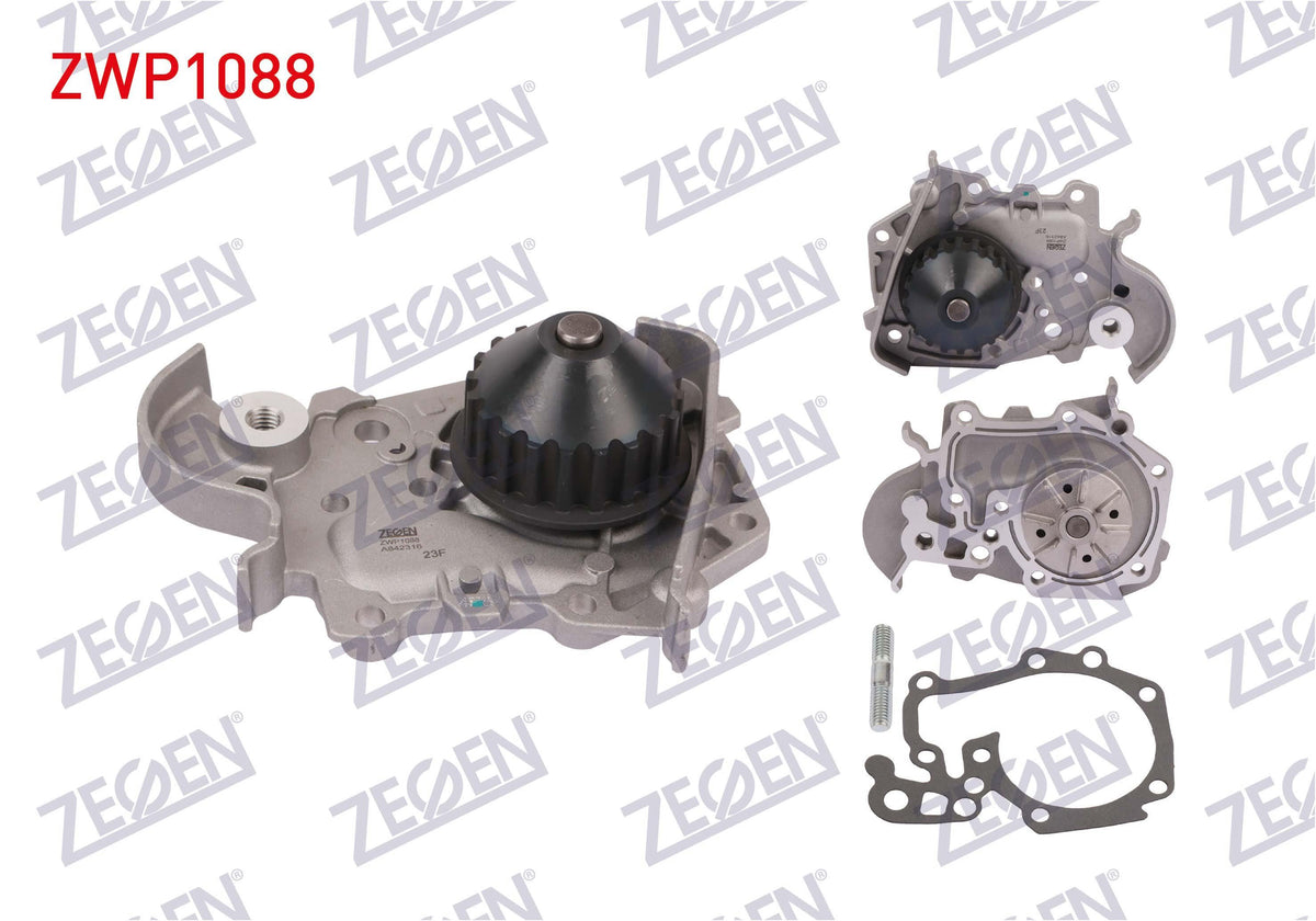 Zegen ZWP1088 Water Pump Renault Clio Symbol 1.4 1998-2005 / Clio II 1.6i 1998-2005 / Megane I 1.6i — Water Pump & Thermostat