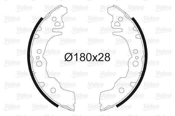 VALEO 564079 Rear Brake Pad - Daihatsu Materia 06, Coure 07, Sirion 05 — Brake Pads