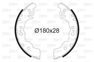 VALEO 564079 Rear Brake Pad - Daihatsu Materia 06, Coure 07, Sirion 05 — Brake Pads