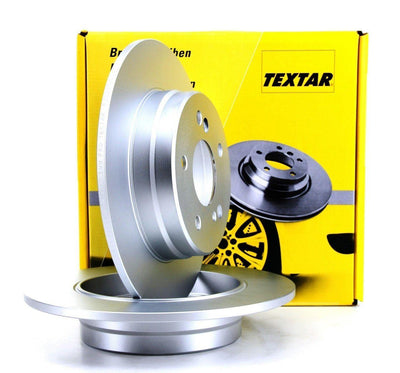 TEXTAR Rear Brake Disc Kit for Mercedes W209 CLK 200 - Premium German Quality — Brake Rotors & Drums