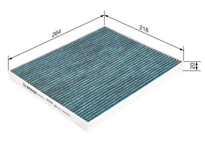 Bosch 0986628514 Opel Corsa D Cabin Air Filter Antialerjik — Air & Cabin Filters