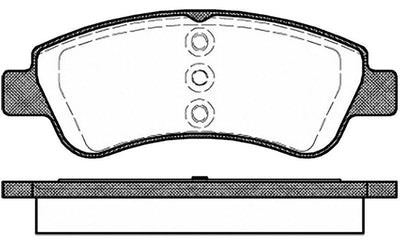 MGA 55161 Front Brake Disc Brake Pad Wva 23599 23954 (Peugeot: 207-107 1.4 16V-1.4 HDi 02 / 06 -) — Brake Pads