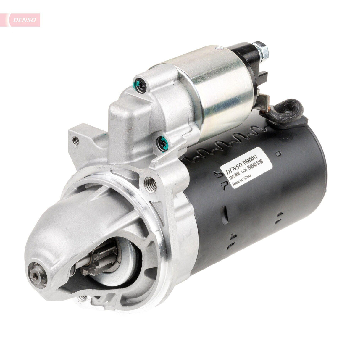 Denso DSN3011 Starter Motor 93-C-Series (W202-W203) E-Series (W210-W211) 96-Vito-Sprinter — Starting & Charging