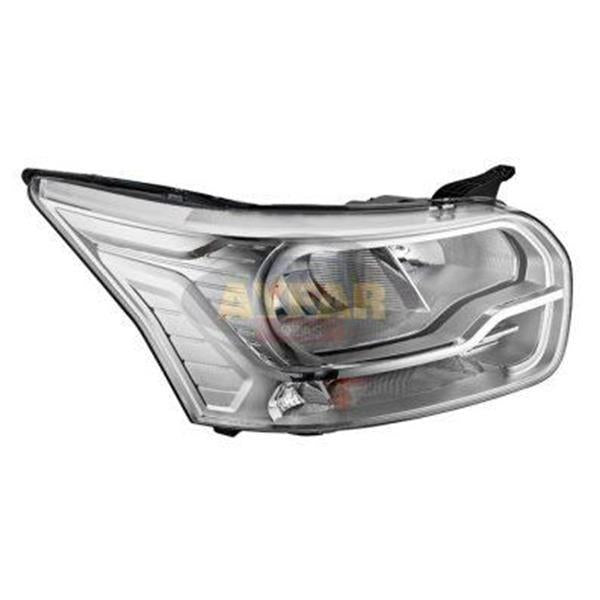 Ayfar 505910 Headlight Right Ford Transit V363 2014> Chrome with Frame