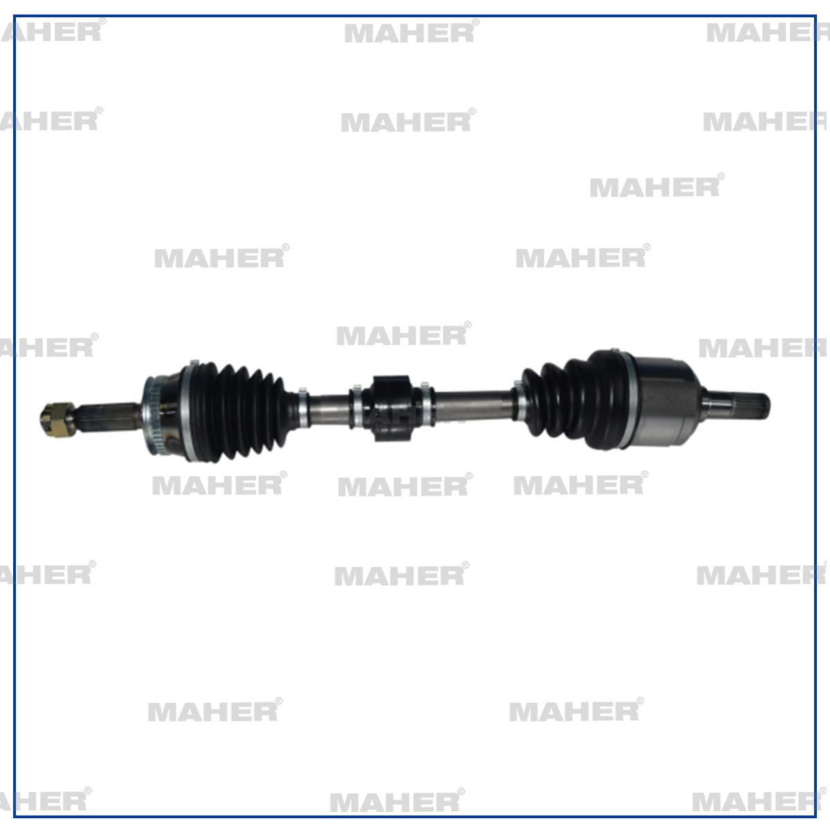 MAHER 02029 Axle Complete Front Matrix 06-11 /1.6 Gasoline Left — Axles, CV Joints & Boots