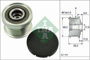 bmw-116i-alternator-pulley-front-view, bmw-116i-alternator-pulley-side-view INA Alternator Pulley for BMW F20 116i - Compatible with N13 Engine | 170 A INA Alternator Pulley for BMW 116i | 170 A ina, bmw, alternator-pulley, car-parts, bmw-f20, 4-cylinder-n13, 170a, auto-accessories, car-owners, ai-generated