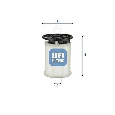 Ufi 26.H2O.06 Diesel Filter 19 > Ducato 2.3Mjt Oe — Fuel Delivery