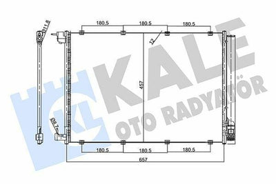 KALE AC Radiator 357735 - Klimatic Condenser for 15-C Series (W205-S205) & E Series (W213-S213) — Radiators & Fans