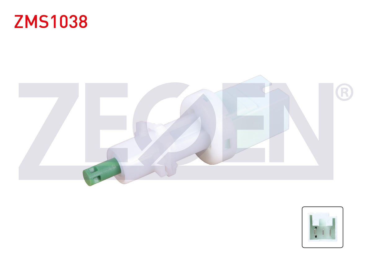 Zegen ZMS1038 Brake Light Switch 3 with Connector Fiat Tempra 1.6 1990-1996 / Marea 1.6 1994-2002 / Tipo 1.6 1988-1992 / Tempra 1.6 1984-1996 / Fiat Ducato 1994-2002 / Peugeot Boxer 1994-2002 / Citroen Jump