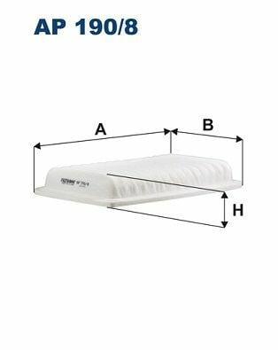 FILTRON AP190-8 Air Filter - Compatible with 11-Swift, Splash, Agila — Air & Cabin Filters