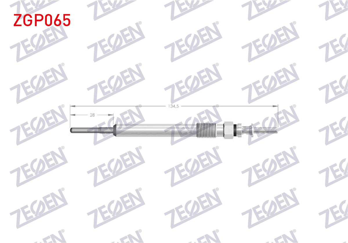 Zegen ZGP065 Glow Plug 7V BMW (E60, E90 and 17 more models — Coils & Plugs