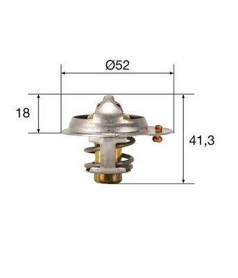 Mahle TX8582 Thermostat 82°C Accent 1.3-1.5 — Water Pump & Thermostat