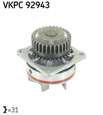 SKF VKPC92943 Water Pump (Renault 3.5 Vel Satis Espace IV) — Water Pump & Thermostat